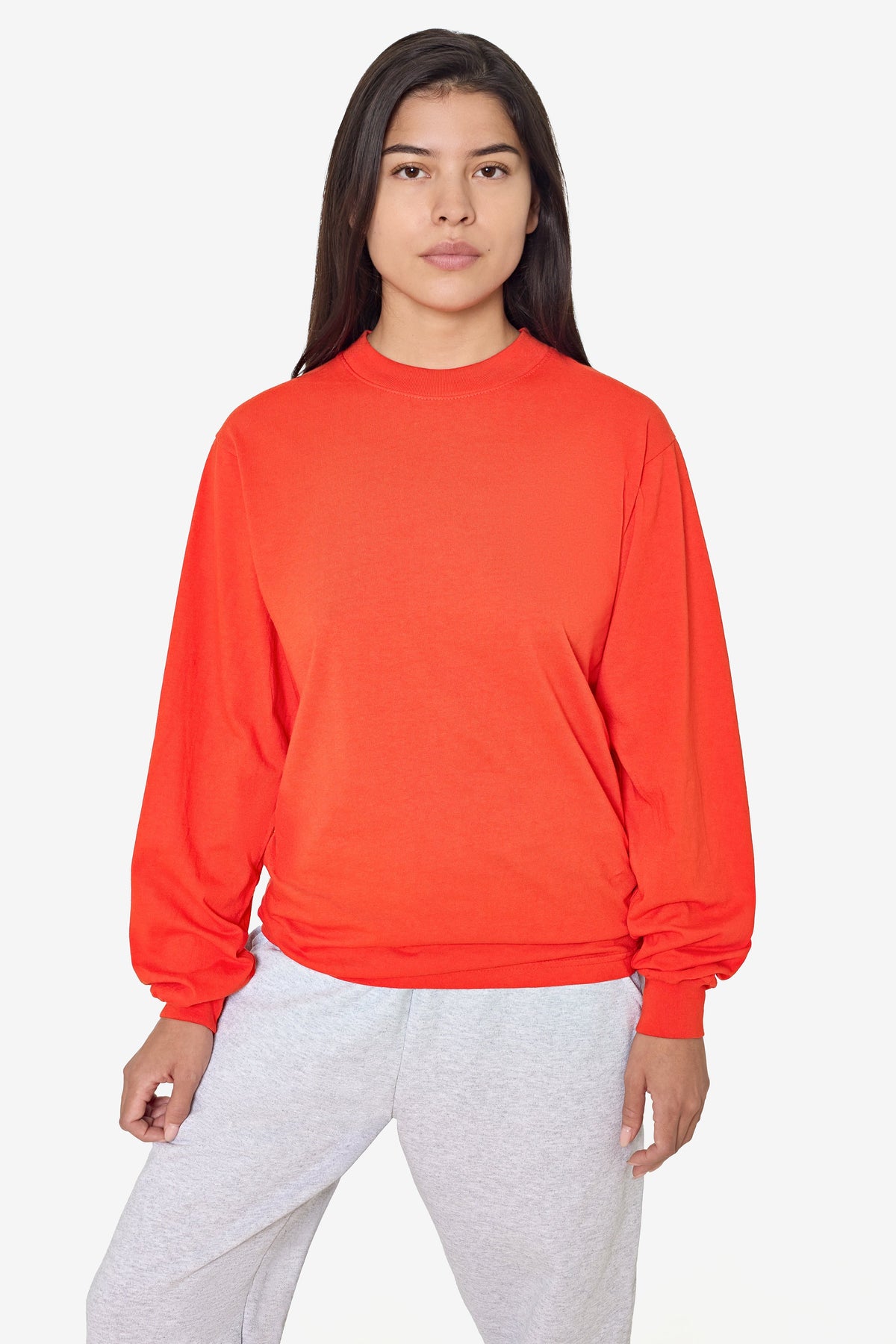 1807GD - 6.5oz Long Sleeve Garment Dye Crew Neck T-Shirt