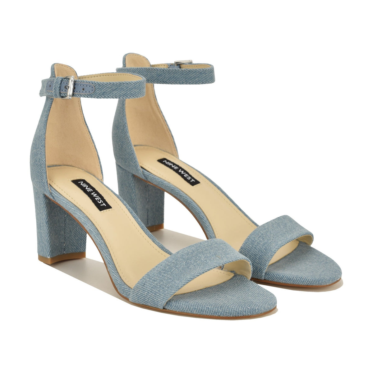 Pruce Ankle Strap Block Heel Sandals