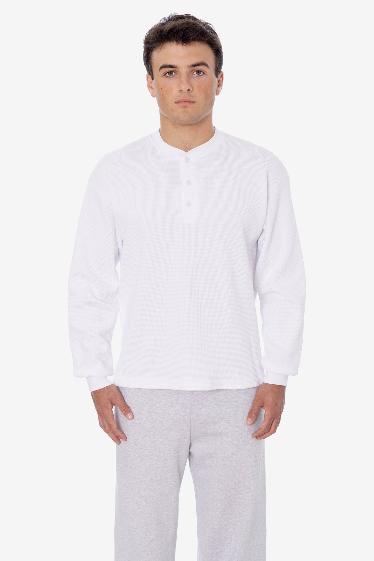 TX458GD - Long Sleeve Heavy Thermal Heritage Henley