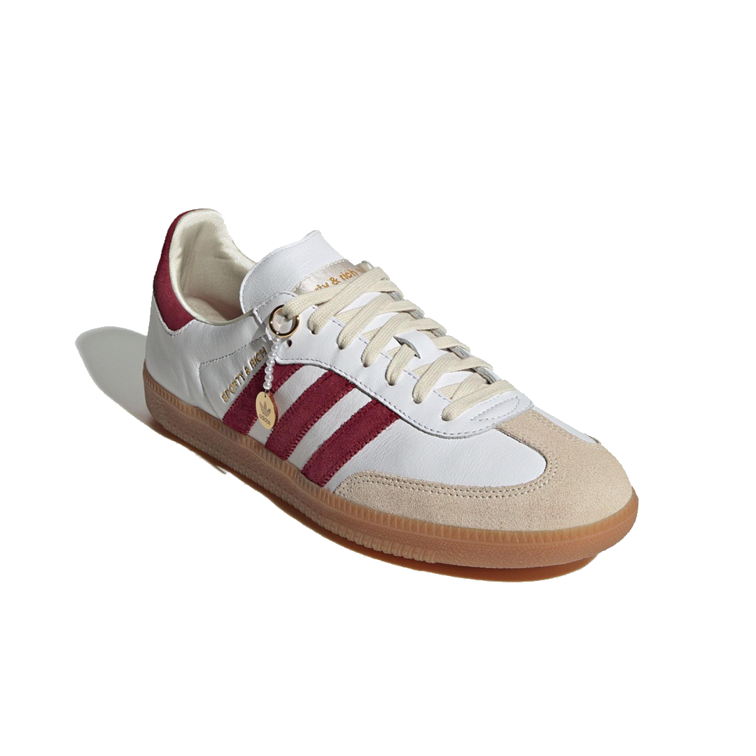 adidas x Sporty & Rich Samba OG 'White Collegiate Burgundy' IF5660