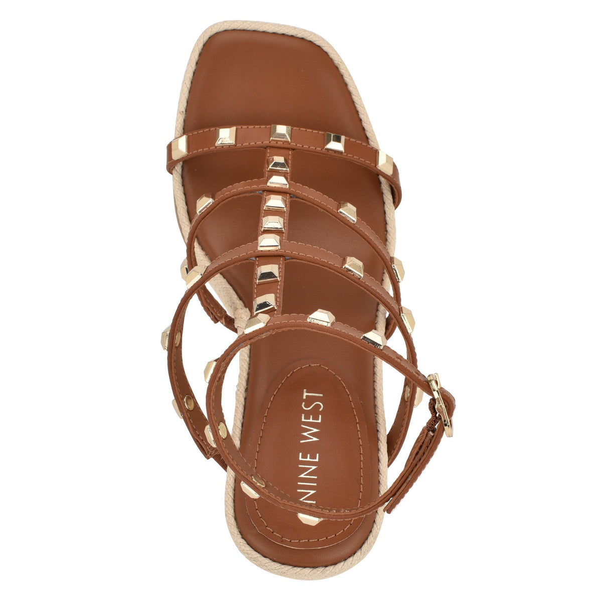 Sardis Studded Wedge Sandals