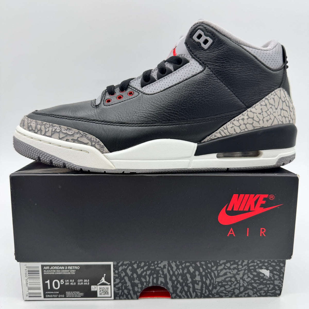 Jordan 3 OG Black Cement (2024)