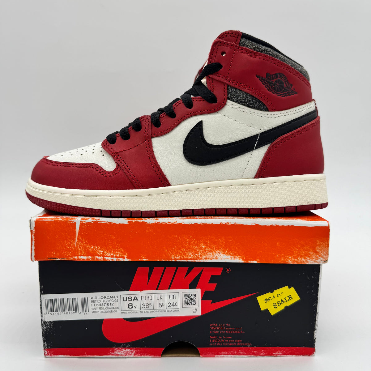 Jordan 1 High OG Chicago Lost and Found (GS)