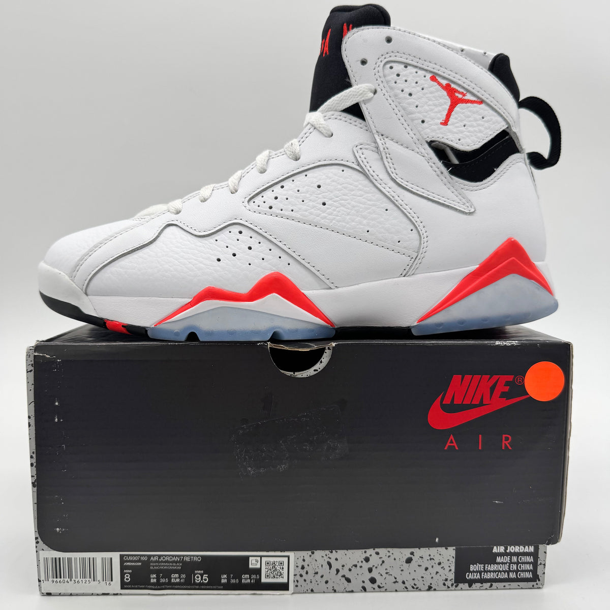 Jordan 7 White Infrared