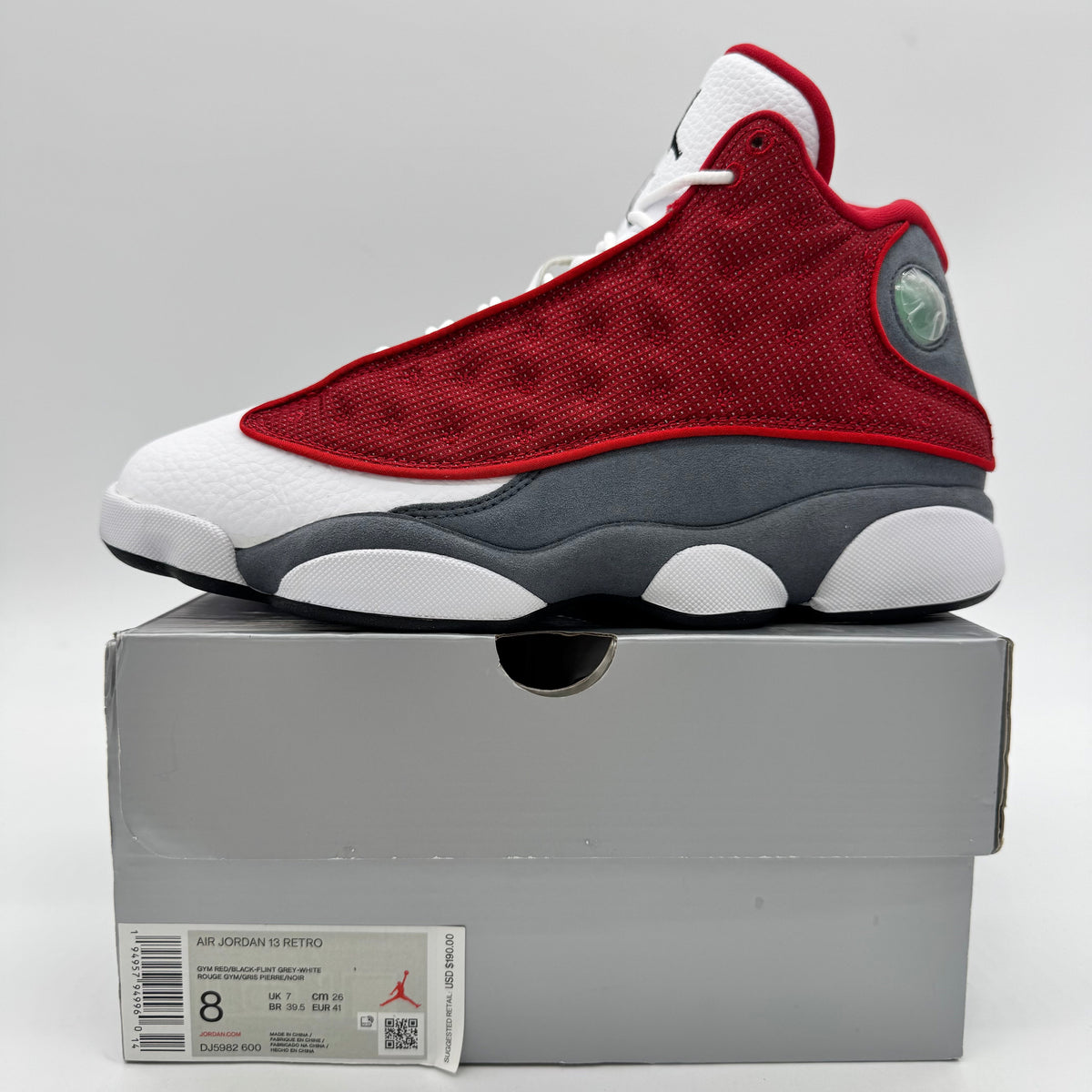 Jordan 13 Gym Red Flint Grey
