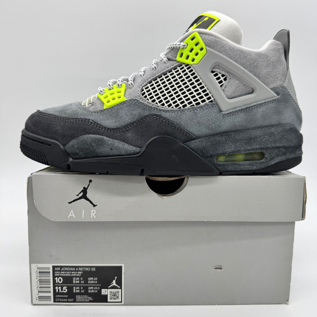 Jordan 4 SE 95 Neon