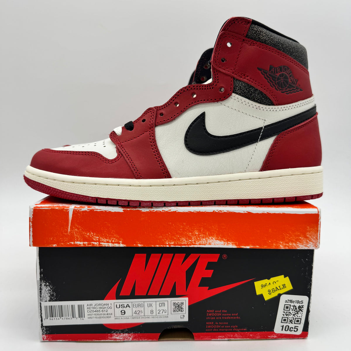 Jordan 1 High OG Chicago Lost and Found