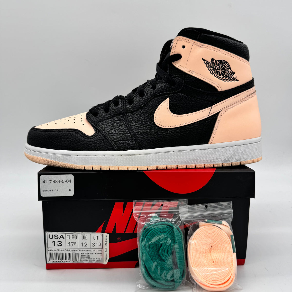Jordan 1 High Black Crimson Tint