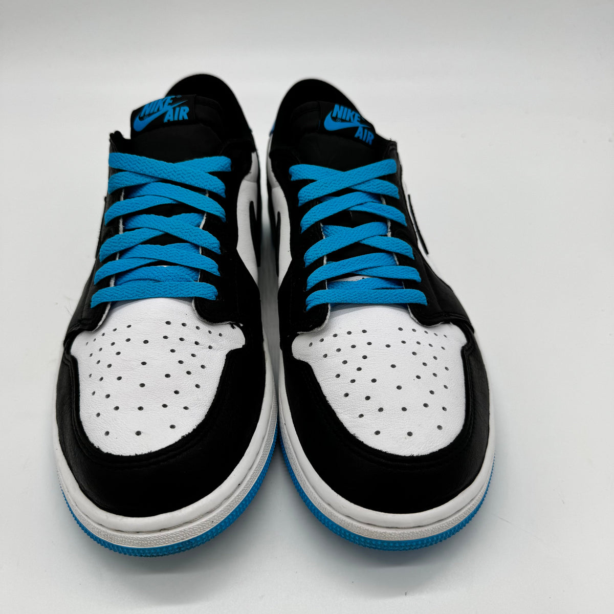 Jordan 1 Low OG Black Dark Powder Blue