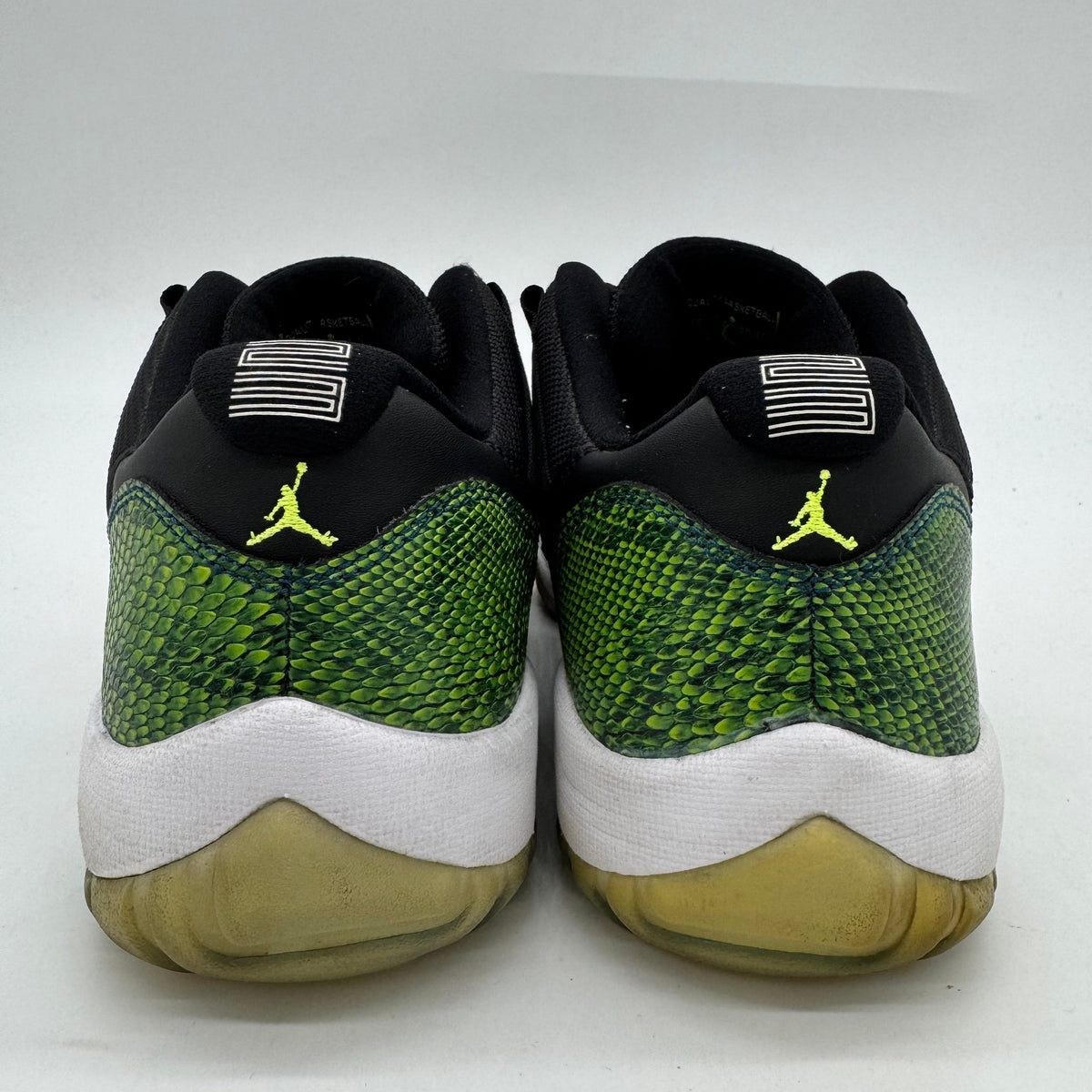 Jordan 11 Low Green Snakeskin