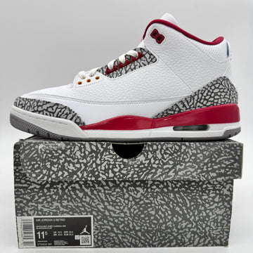 Jordan 3 Cardinal Red
