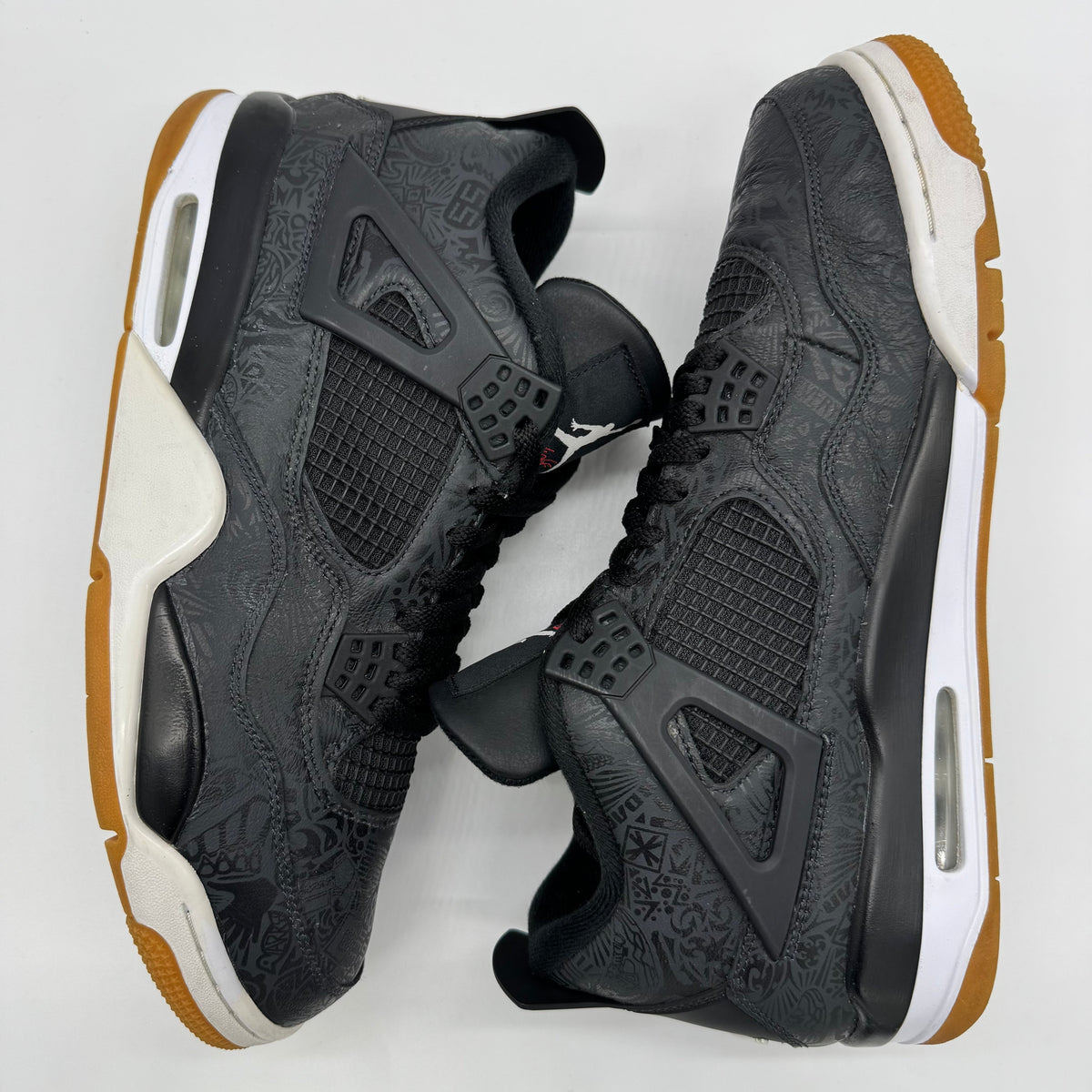 Jordan 4 Laser Black Gum