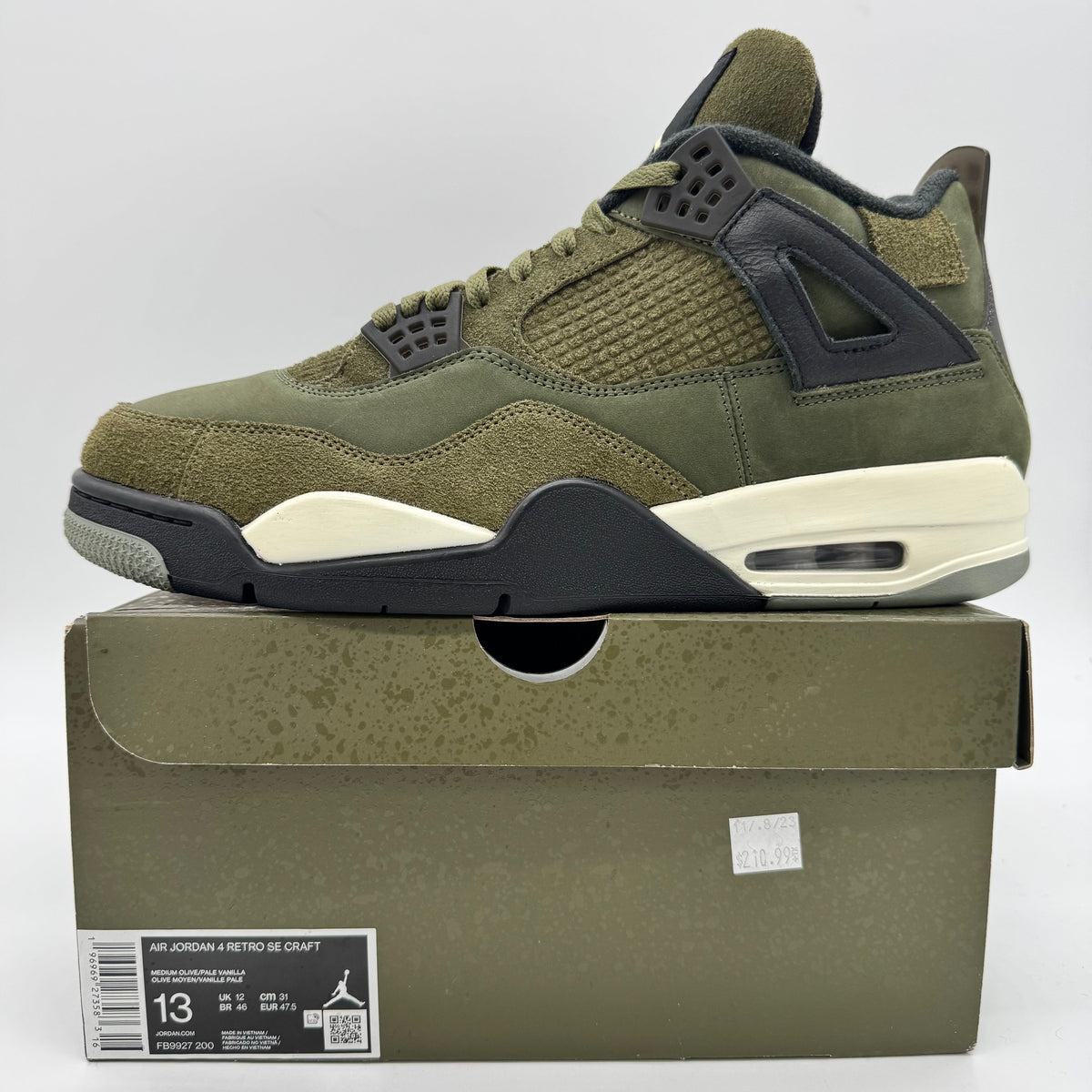 Jordan 4 SE Craft Medium Olive