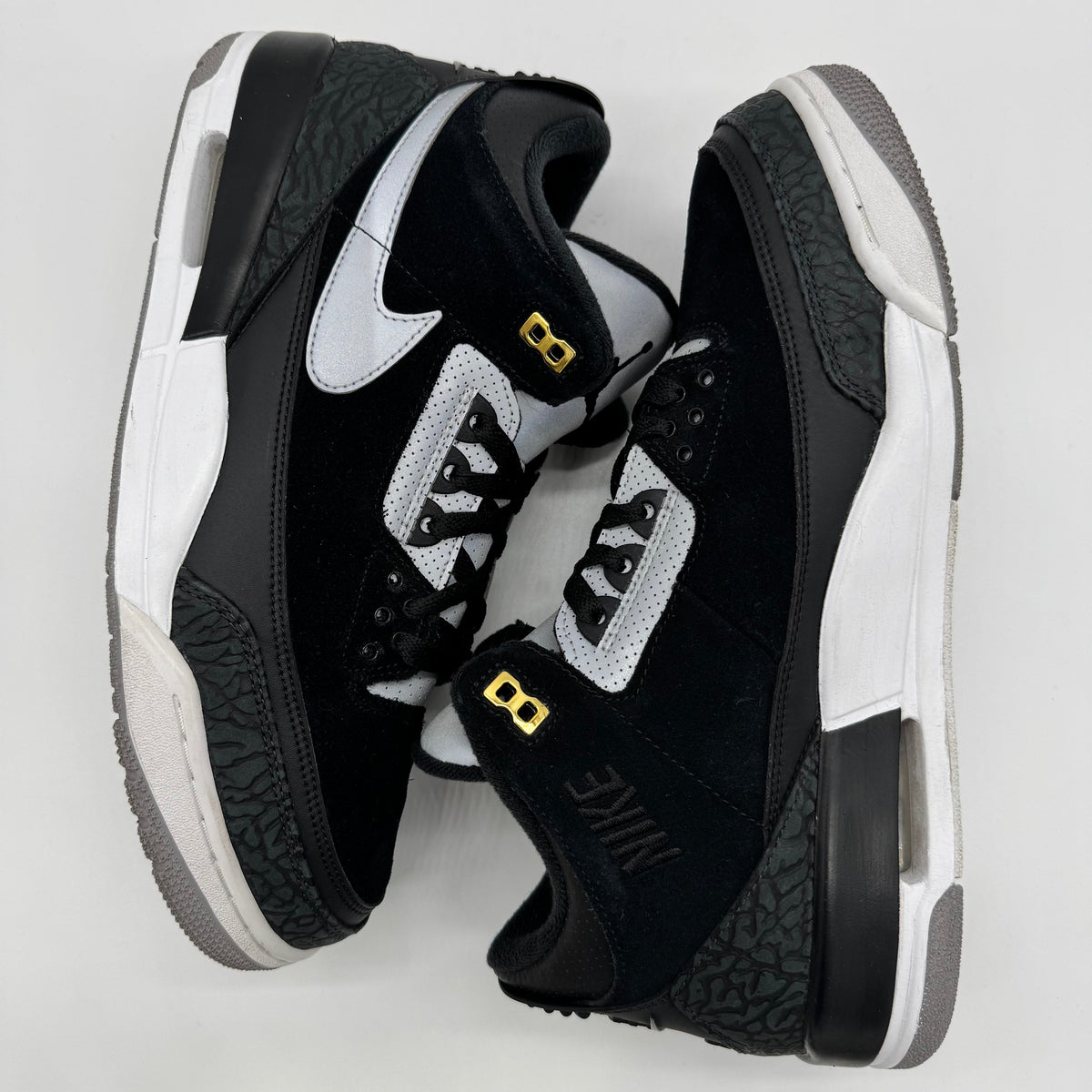 Jordan 3 Tinker Black Cement Gold