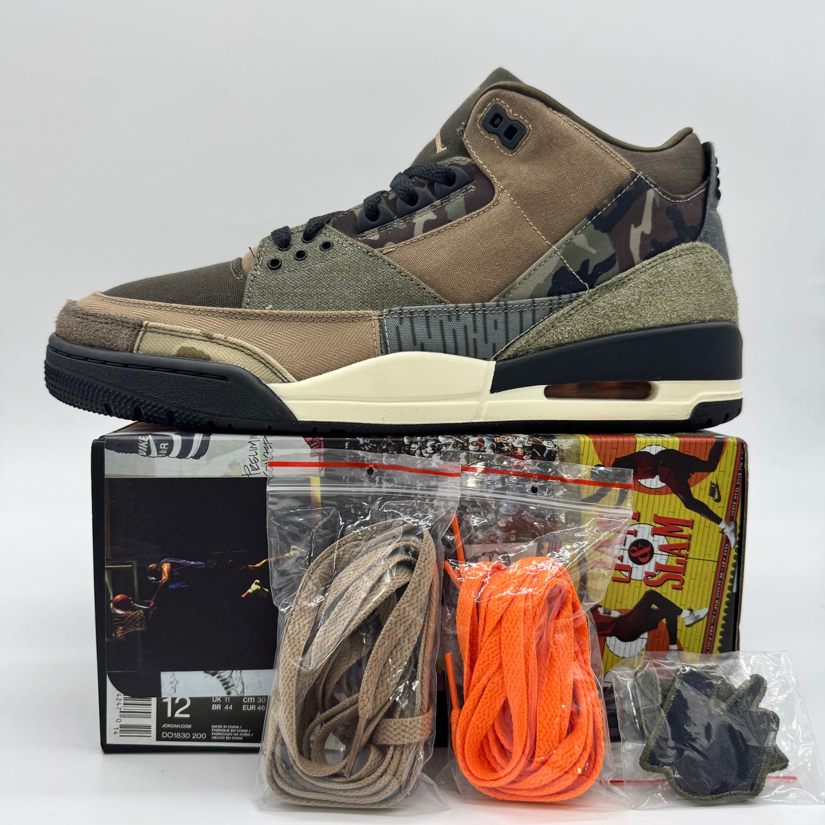 Jordan 3 Patchwork Camo