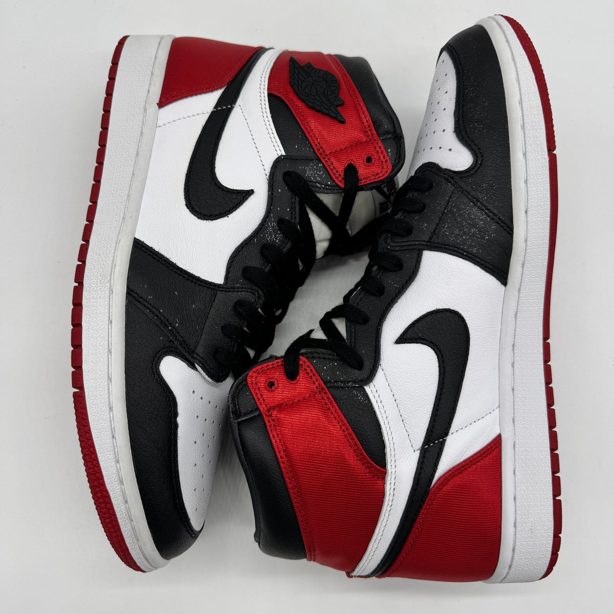 Jordan 1 High Satin Black Toe (Women's)