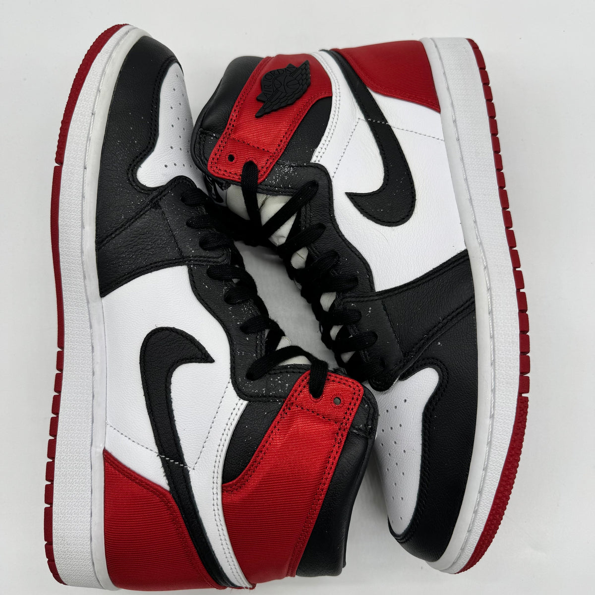Jordan 1 High Satin Black Toe (Women's)