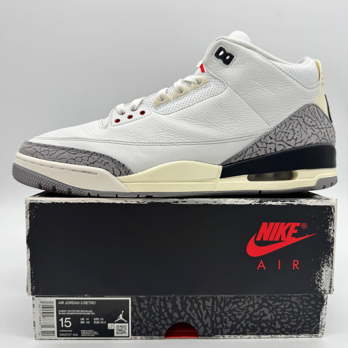 Jordan 3 White Cement Reimagined