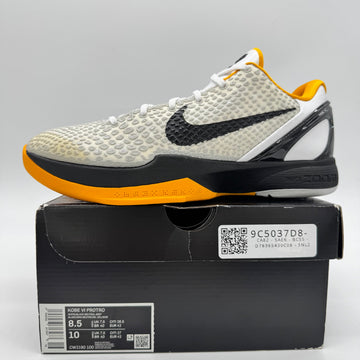 Kobe 6 Protro Playoff Pack White Del Sol