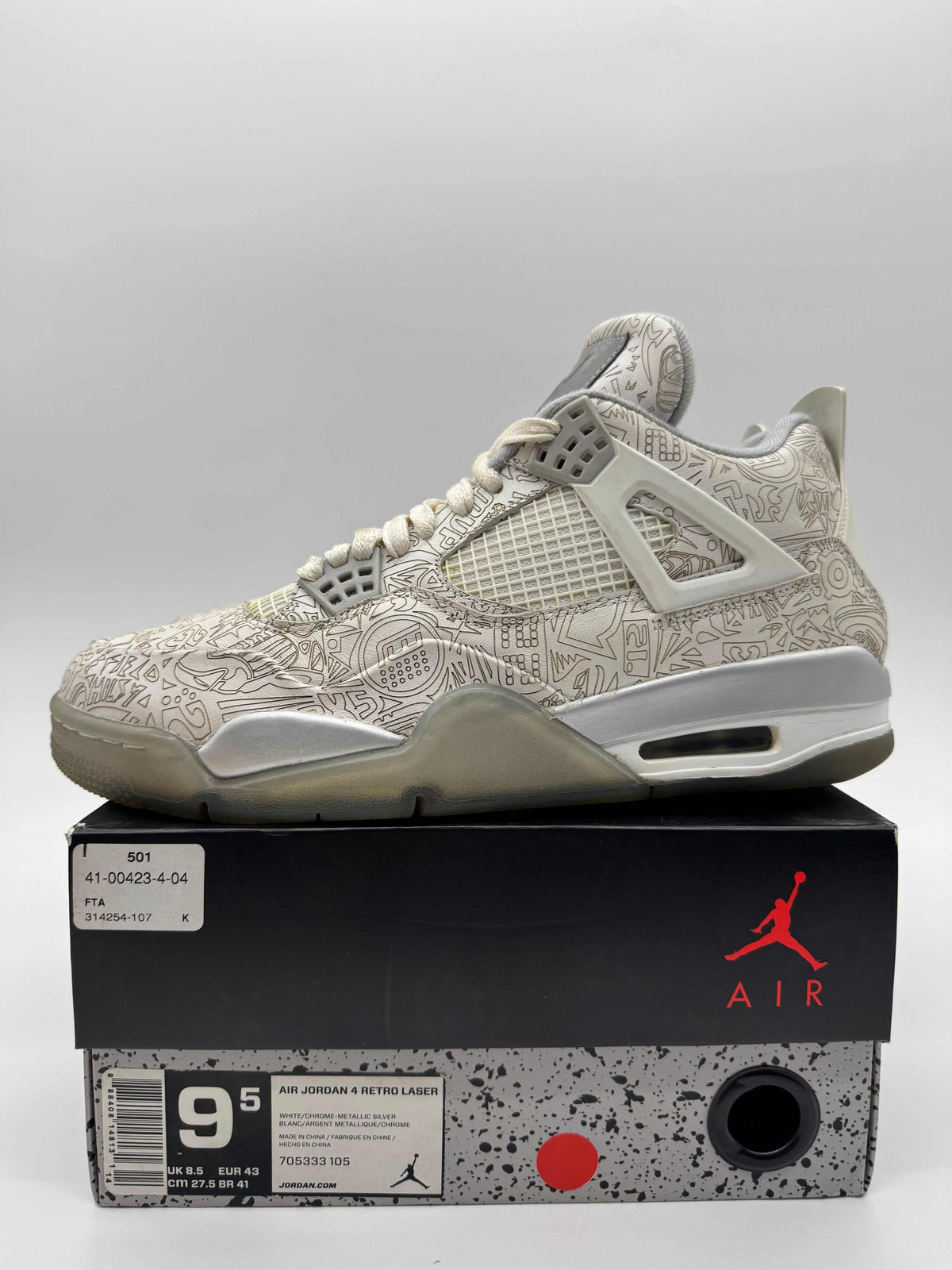 Jordan 4 30th Anniversary Laser
