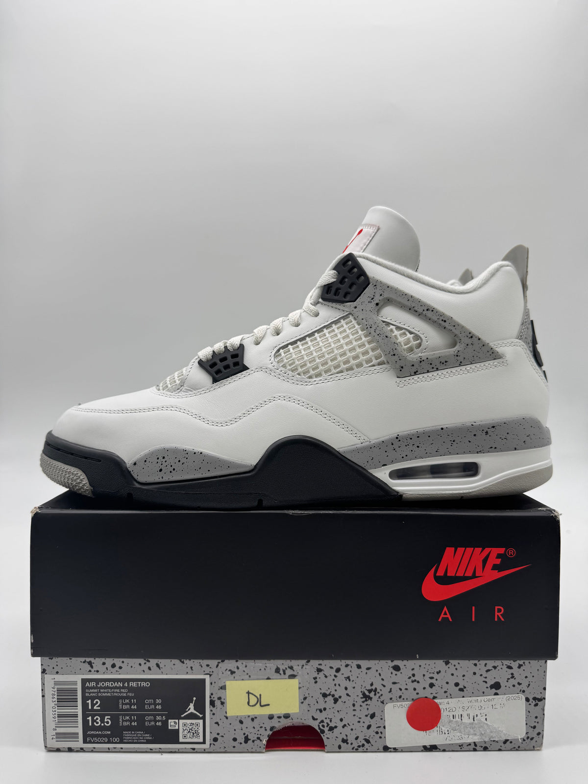 Jordan 4 White Cement (2025)
