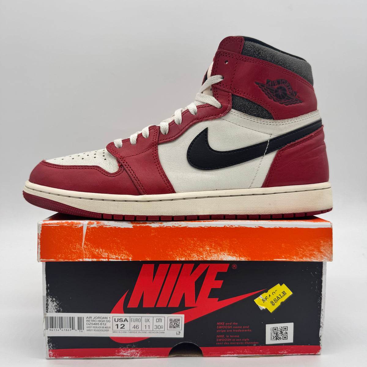 Jordan 1 High OG Chicago Lost and Found
