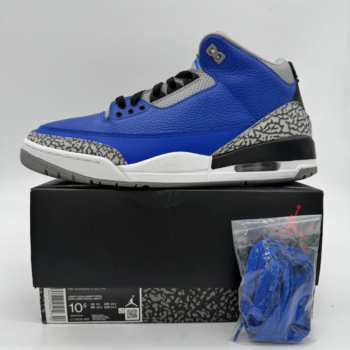 Jordan 3 Varsity Royal Cement