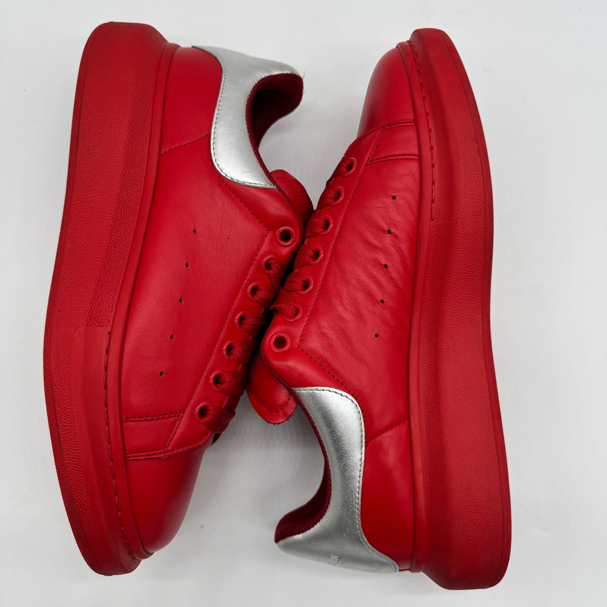 Alexander Mcqueen Red Trainers