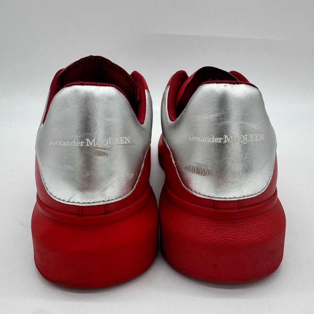 Alexander Mcqueen Red Trainers