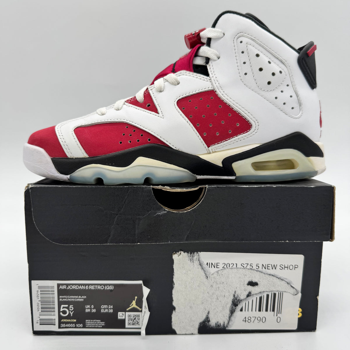 Jordan 6 Carmine (2021) (GS)