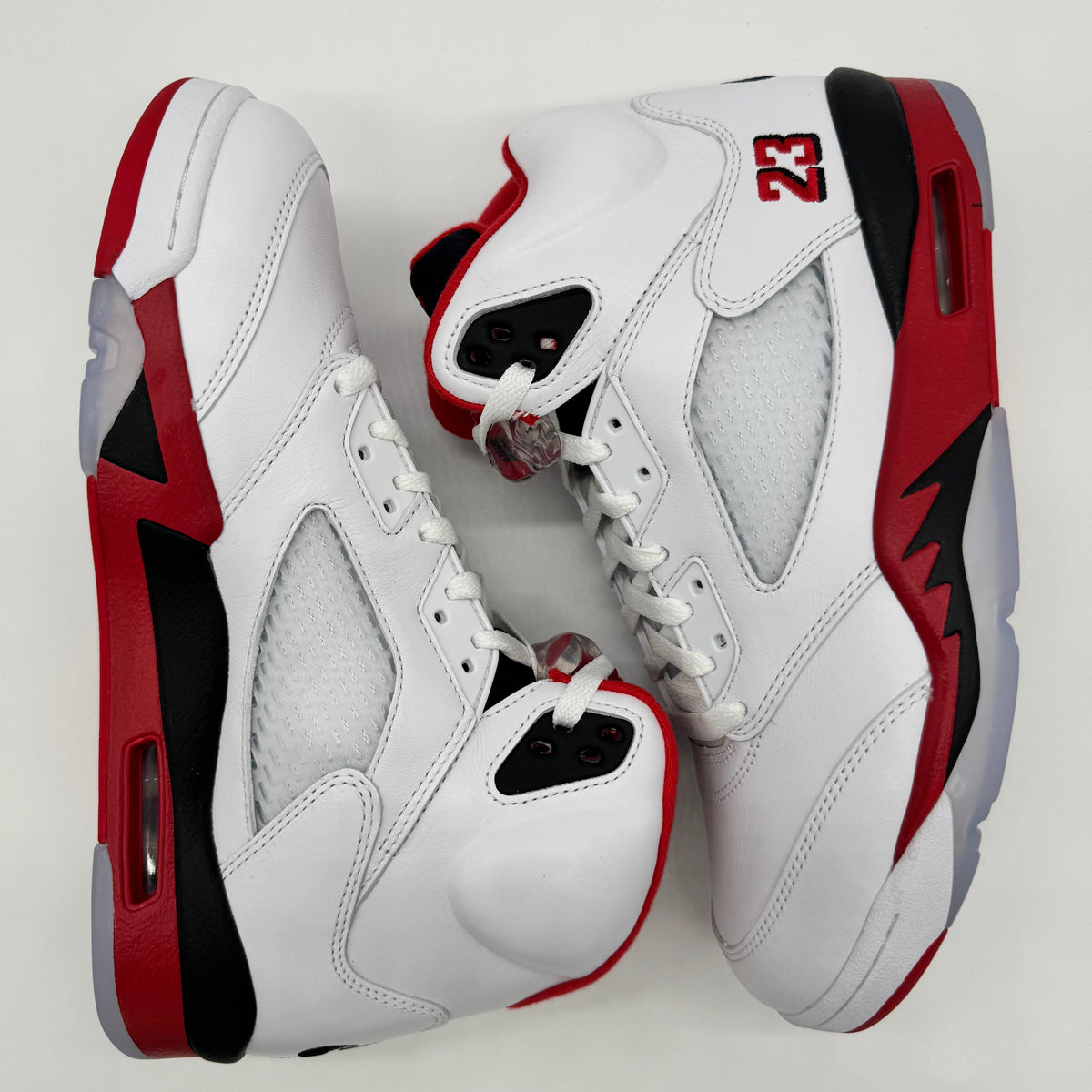 Jordan 5 Fire Red Black Tongue (2025)