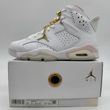 Jordan 6 Gold Hoops (Women's)