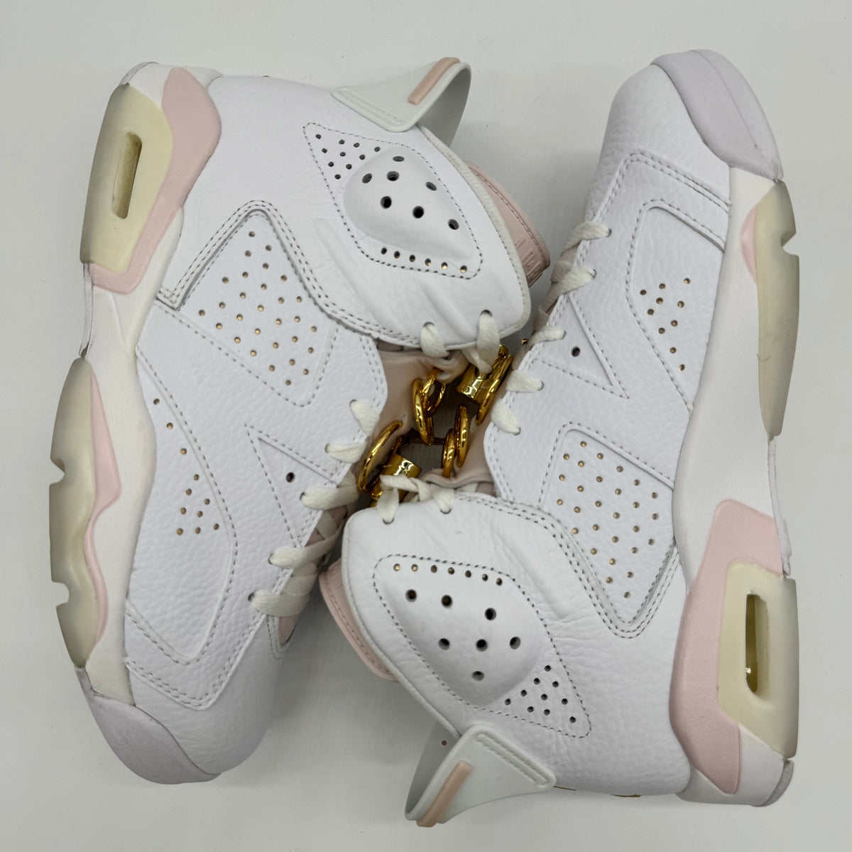 Jordan 6 Gold Hoops (Women's)