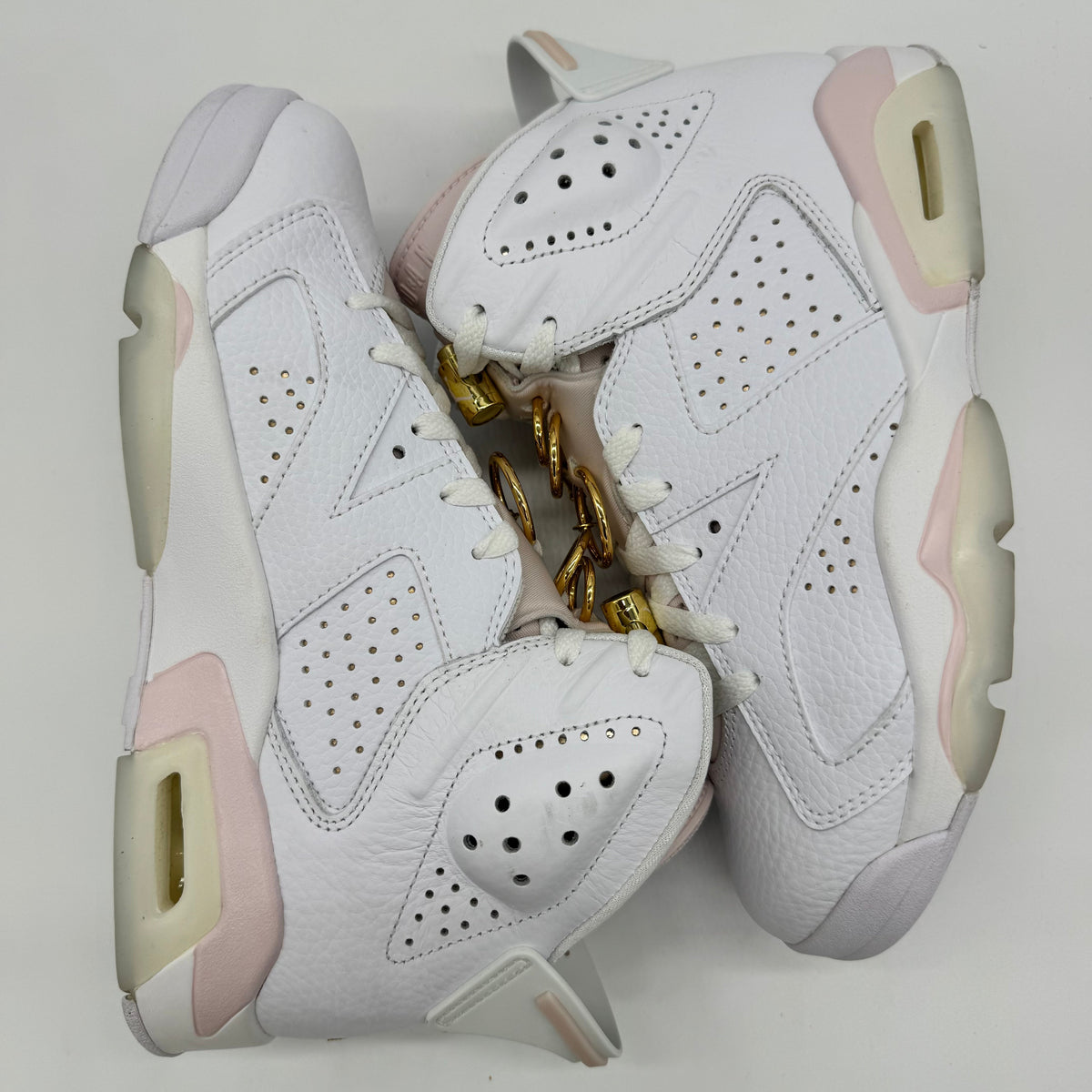 Jordan 6 Gold Hoops (Women's)
