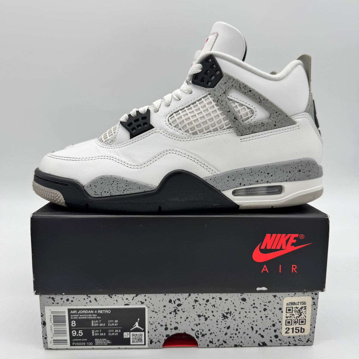 Jordan 4 White Cement (2025)