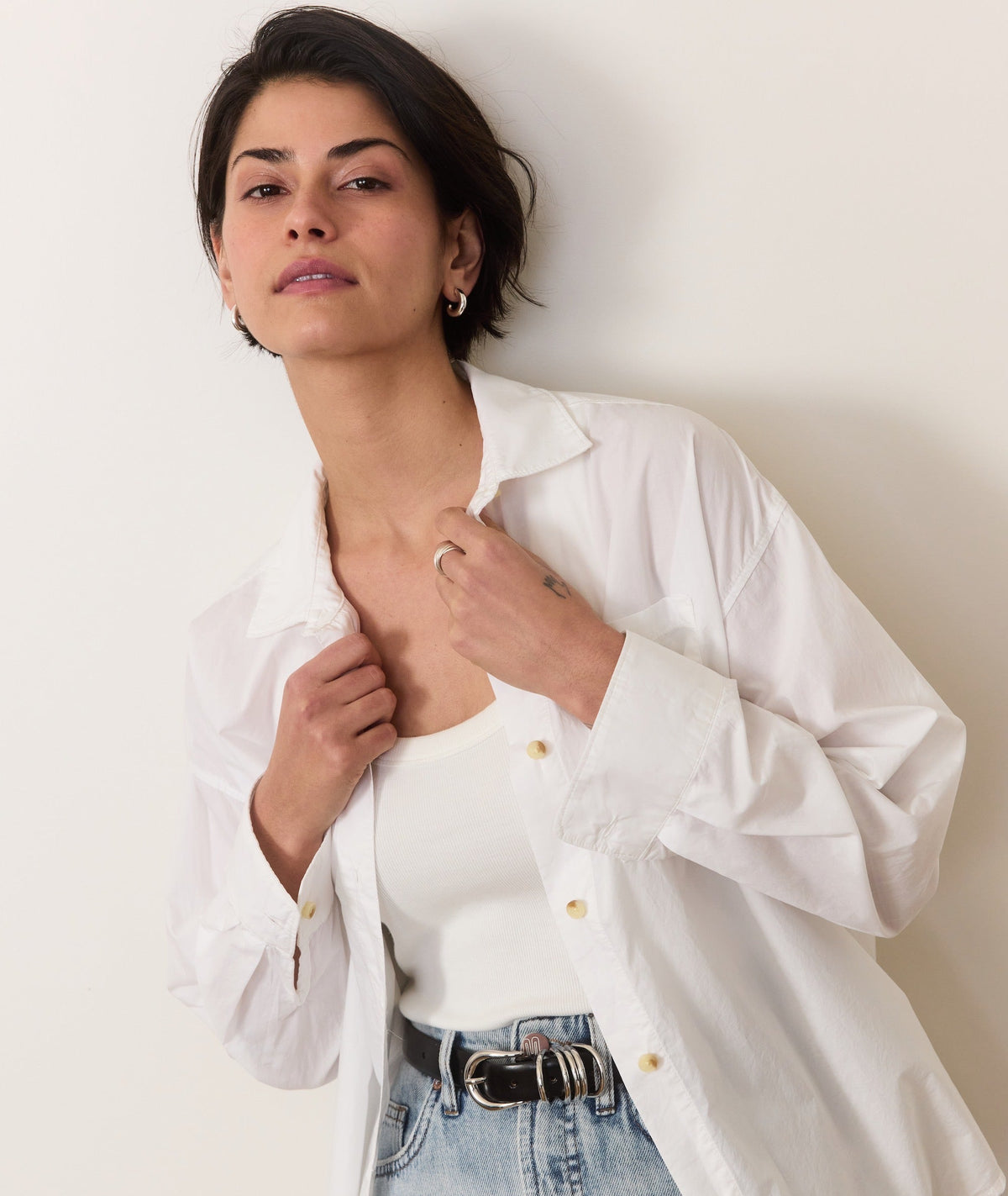 Cali Poplin Oversized Shirt