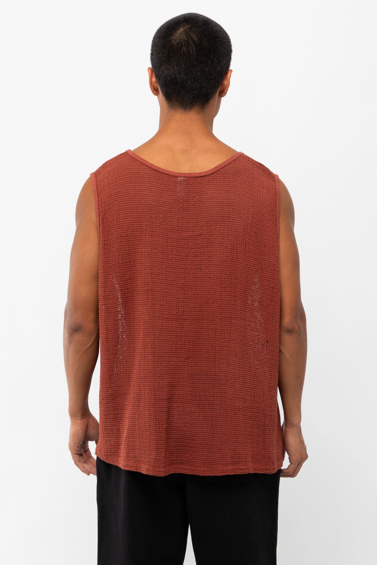 RIN15GD - Unisex Cotton Fishnet Tank Top