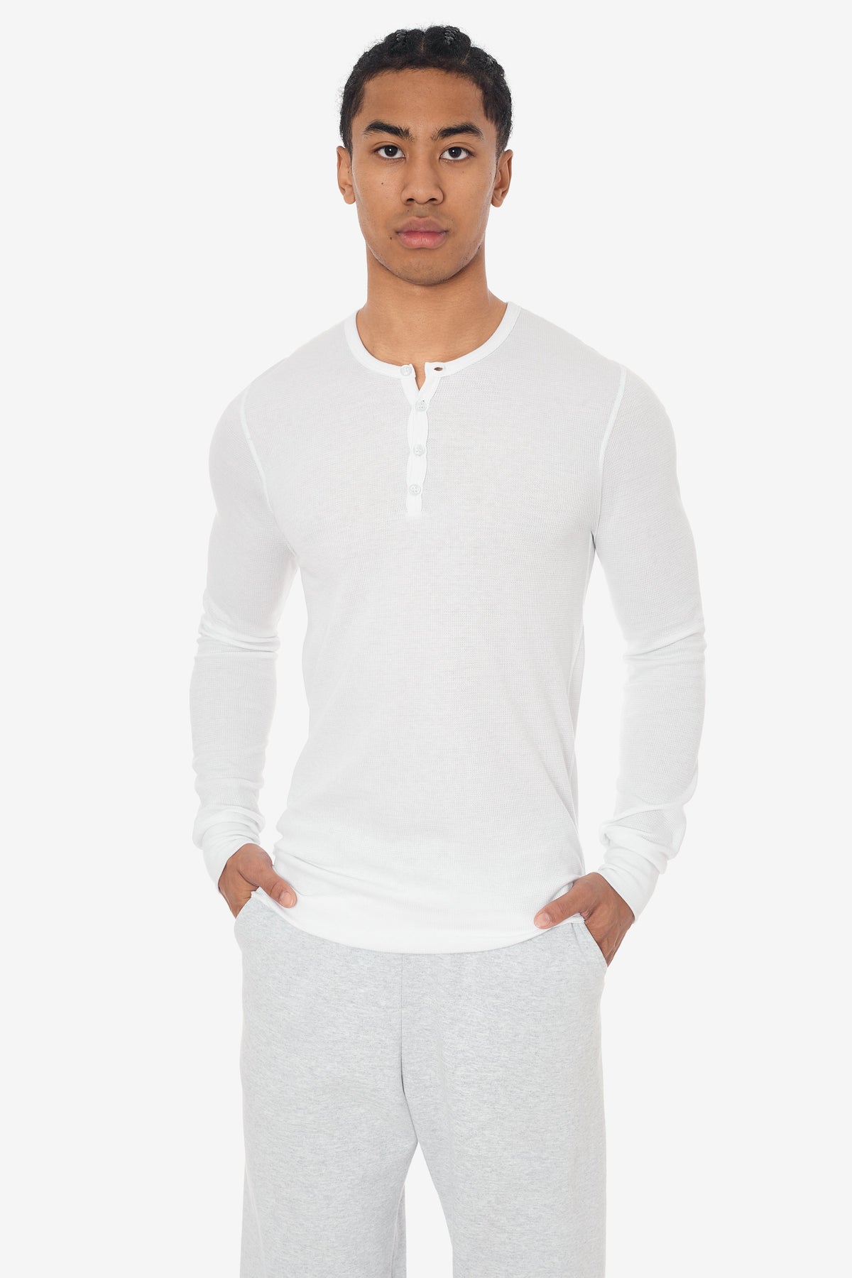 TX458GD - Long Sleeve Heavy Thermal Heritage Henley