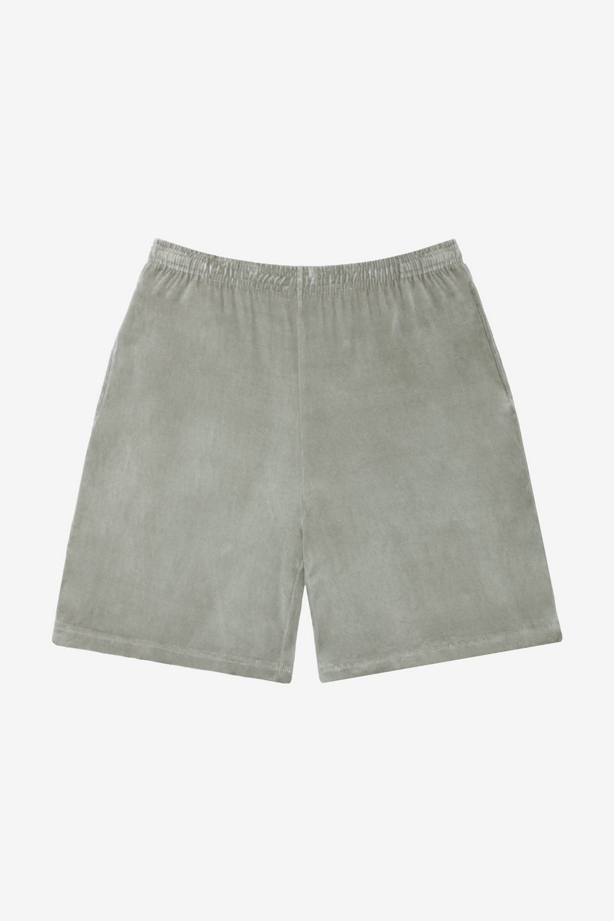 VLR442GD - Garment Dye Velour Mid-Length Wide Short