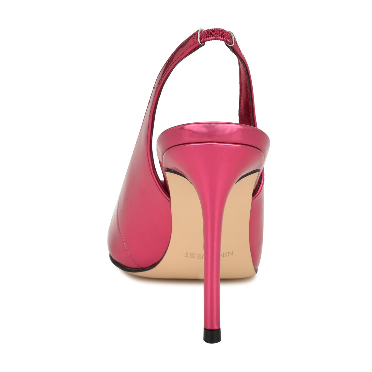 Feather Pointy Toe Slingback Pumps