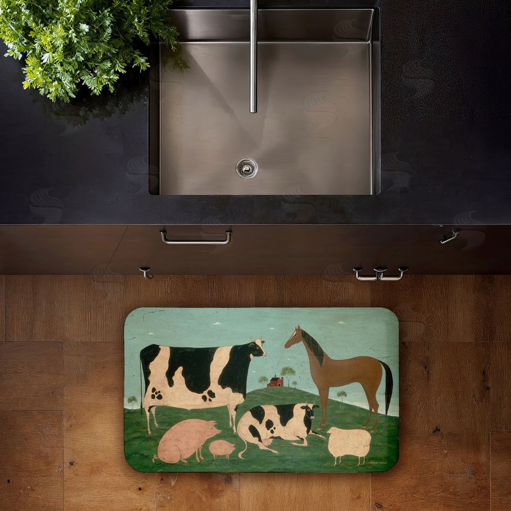Warren Kimble | Friend Indeed Farm Animals Anti-Fatigue Mat
